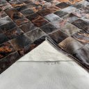 Ver imagem 3 de Tapete de couro marrom exótico escuro 3,00x3,50 c/b peça 10