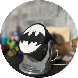 Luminoso Batman Refletor 3d Decoração Nerd com Fonte Bivolt - 6