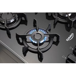 Fogão Dako Magister 4 Bocas Preto Mesa de Vidro Bivolt 300000727 - 4