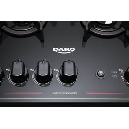 Fogão Dako Magister 4 Bocas Preto Mesa de Vidro Bivolt 300000727 - 5