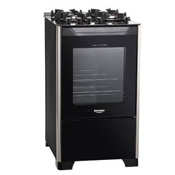 Fogão Dako Magister 4 Bocas Preto Mesa de Vidro Bivolt 300000727 - 3