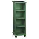 Ver imagem 2 de Estante Sevilha para Livros de Madeira 3 Prateleiras - Verde Kalle Laca