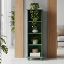 Ver imagem 1 de Estante Sevilha para Livros de Madeira 3 Prateleiras - Verde Kalle Laca