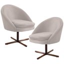 Ver imagem 1 de Kit 2 Poltronas Madeira Rafa B-309 Veludo Bege