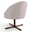 Ver imagem 4 de Kit 2 Poltronas Madeira Rafa B-309 Veludo Bege
