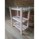 Ver imagem 3 de Estante Modular 3 Prateleiras Madeira Maciça 65x50x29 cm Sem Pintura NeonX