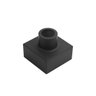 Acabamento Para Registro Preto Fosco Quadrado 1.1/2 Metal - 4