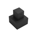 Ver imagem 1 de Acabamento Para Registro Preto Fosco Quadrado 3/4 Metal