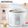 Panela Arroz Mondial 10 Xicaras Bianca Rice 10 Branco 110 Volts - 110v - 2