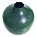 Ver imagem 3 de Vaso Formato Bola em Metal Decorativo 20x22cm