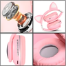 Fone Bluetooth Orelha de Gato Led Colorido (rosa) - 2