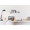 Quadro Profissões PSICOLOGIA Mdf PREMIUM Decorativo - Preto - 4