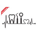 Ver imagem 1 de Quadro Profissões ODONTOLOGIA DENTISTA Mdf PREMIUM Decorativo - Preto