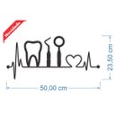 Ver imagem 2 de Quadro Profissões ODONTOLOGIA DENTISTA Mdf PREMIUM Decorativo - Preto