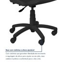 Ver imagem 5 de Kit 6 Cadeiras de Escritório Base Giratória Elo Preto