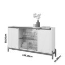 Ver imagem 5 de Buffet Bari Branco com Cedro - Móveis Casa D