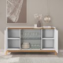 Ver imagem 3 de Buffet Bari Branco com Cedro - Móveis Casa D