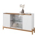 Ver imagem 1 de Buffet Bari Branco com Cedro - Móveis Casa D