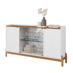 Buffet Bari Branco com Cedro - Móveis Casa D - 1