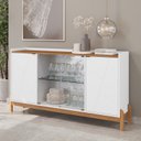 Ver imagem 2 de Buffet Bari Branco com Cedro - Móveis Casa D