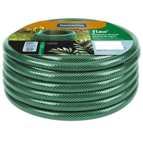 Mangueira Flex Tramontina Verde em Pvc 3 Camadas 30m