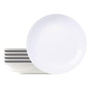 Ver imagem 2 de Jogo 6 Pratos Fundos Porcelana Branca para Sopa Caldos 22cm Tramontina Sophia Mesa Posta
