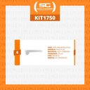 Ver imagem 2 de Kit 6 Mão Francesa Apoio Para Bandeja 30cm SLG Gôndolas New Plus - SA Gôndolas