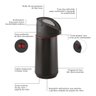 Garrafa Térmica Tramontina Exata em Aço Inox Preto 1,2 L - 2