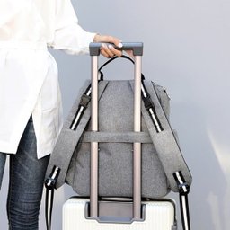 Mochila Para Viagem Faculdade Trabalho Saída Fone E Usb - 10