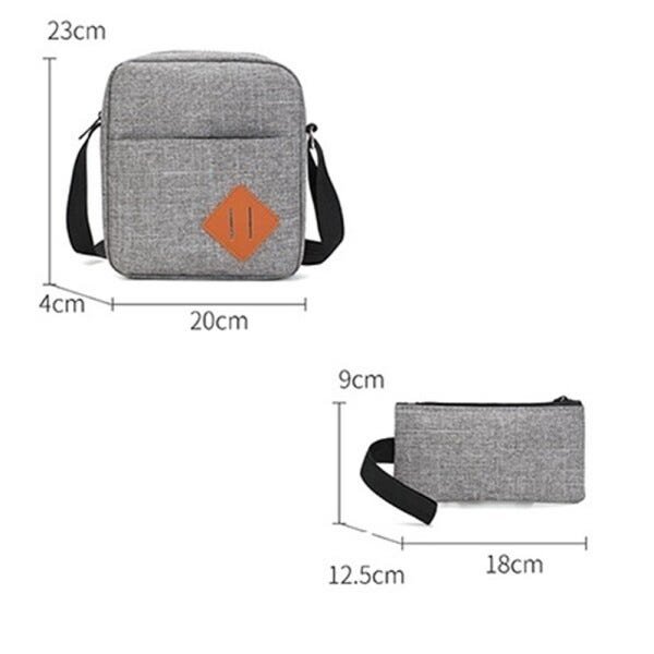 Mochila, Bolsa Transversal e Nécessaire Kit - 7