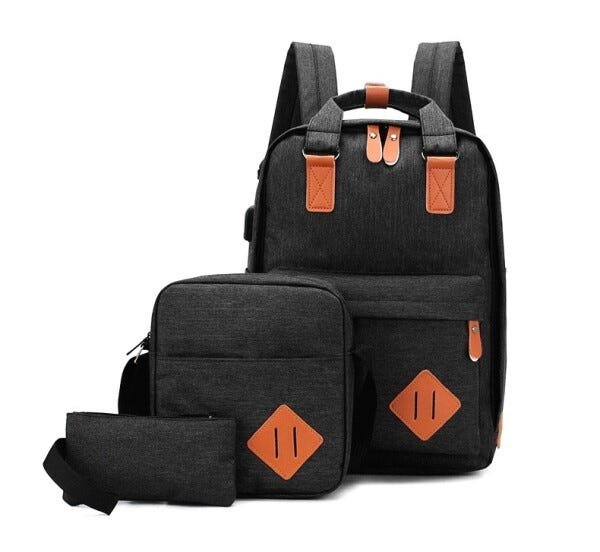 Mochila, Bolsa Transversal e Nécessaire Kit - 1