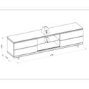 Ver imagem 3 de Rack Córdoba para TV de até 85" Linea Brasil