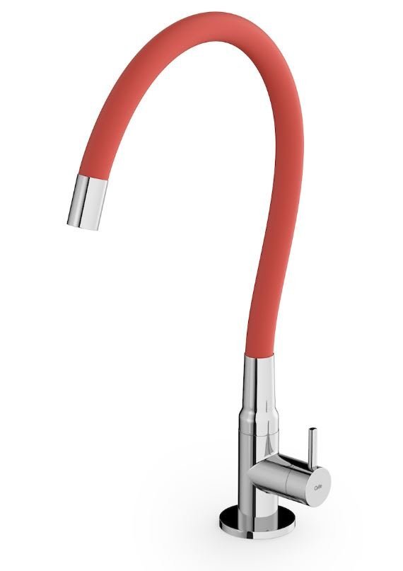 Torneira para Cozinha de Mesa Bica Flexivel Colors Vermelho - Celite - B5004CECR0 - 1