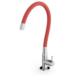 Torneira para Cozinha de Mesa Bica Flexivel Colors Vermelho - Celite - B5004CECR0