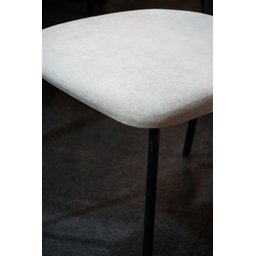 Conjunto 4 Cadeiras Jantar Moderna Design Lançamento:off White/preto - 6