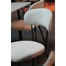 Conjunto 4 Cadeiras Jantar Moderna Design Lançamento:off White/preto - 3