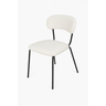 Conjunto 4 Cadeiras Jantar Moderna Design Lançamento:off White/preto - 5