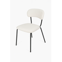 Ver imagem 5 de Conjunto 4 Cadeiras Jantar Moderna Design Lançamento:off White/preto