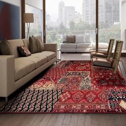 Tapete Patchwork Herat Vinho - 2,00 x 3,00 - 3