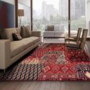 Ver imagem 3 de Tapete Patchwork Herat Vinho - 2,00 X 3,00