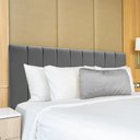 Ver imagem 2 de Cabeceira Cama Casal Veludo Premium
