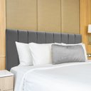 Ver imagem 2 de Cabeceira Cama Casal Veludo Premium