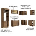 Ver imagem 5 de Armário de Cozinha Completa de Canto 399cm Rustic Glamy Madesa 02