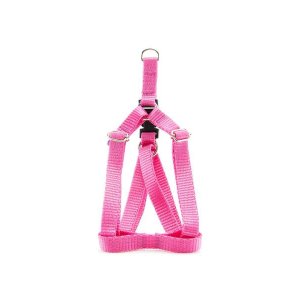 Peitoral cachorro Smooty Pet P Liso:Rosa
