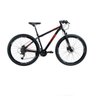 BIICICLETA RAVA PRESSURE HIDR 27V ARO 29 TAM.17 PRETO/VERMELHO - 1