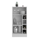 Ver imagem 5 de Bancada Balcão/mesa de Cozinha com Adega 1 Porta e Espelho Multimóveis Mp2248