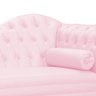 Recamier Divã Larissa Capitonê Lado Esquerdo Corino Cores - S.A Móveis - Rosa Bebê - 2