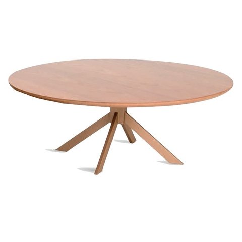 Mesa de Centro Alumínio / Madeira 80x25cm com Tampo Laminado