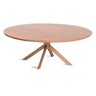 Mesa de Centro Alumínio / Madeira 80x25cm com Tampo Laminado - 1