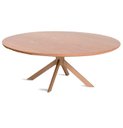 Ver imagem 1 de Mesa de Centro Alumínio / Madeira 80x25cm com Tampo Laminado